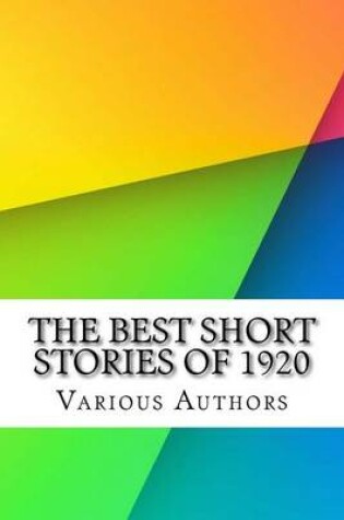 Cover of The Best Short Stories of 1920