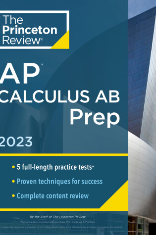 Cover of Princeton Review AP Calculus AB Prep, 2023