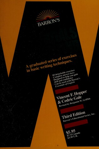 Cover of Essentials of Writing