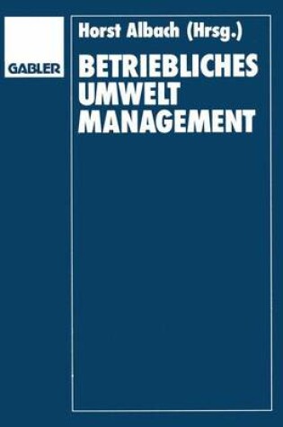 Cover of Betriebliches Umweltmanagement