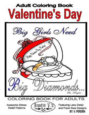 Book cover for Adult Coloring Book: Valentine's Day