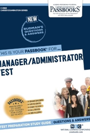 Cover of Manager/Administrator Test (C-3960)