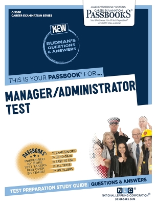 Book cover for Manager/Administrator Test (C-3960)