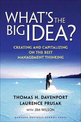 Book cover for What's the Big Idea