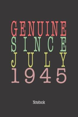 Book cover for Genuine Since July 1945