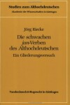 Book cover for Die Schwachen Jan-Verben Des Althochdeutschen