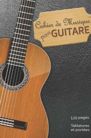 Cover of Cahier de musique pour Guitare