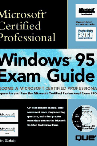 Cover of Microsoft Certified Professional Training Kit for Windows 95