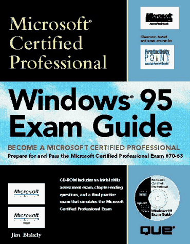 Book cover for Microsoft Certified Professional Training Kit for Windows 95