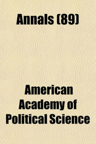 Cover of Annals (89)