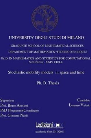 Cover of Stochastic Mobility Models in Space and Time