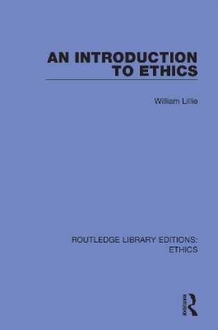 Cover of An Introduction to Ethics