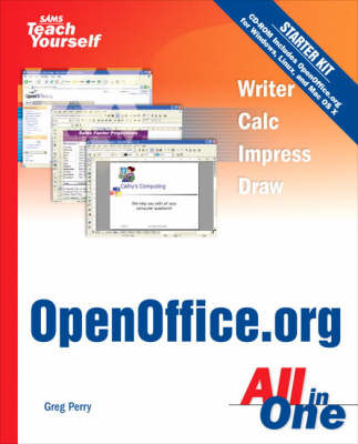 Book cover for Sams Teach Yourself OpenOffice.org All In One