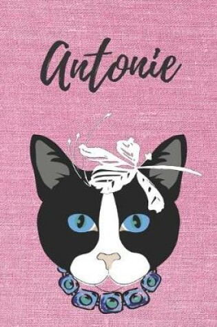 Cover of personalisiertes Notizbuch Katze / Journal / Malbuch / Tagebuch / Kritzelbuch / DIN A5 / Geschenk Antonie