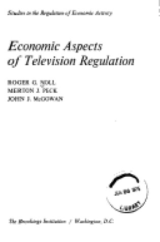 Cover of Economic Aspects of Television Regulation