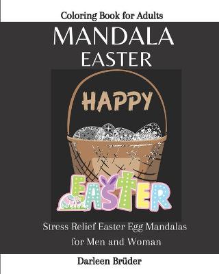 Cover of Mandala Easter Coloring Book for Adults