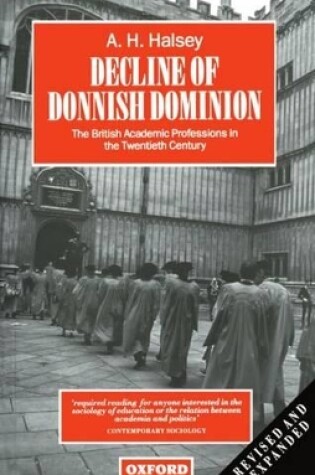 Cover of Decline of Donnish Dominion