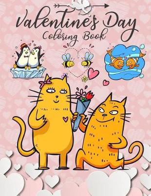 Book cover for Valentine's Day Coloring Book