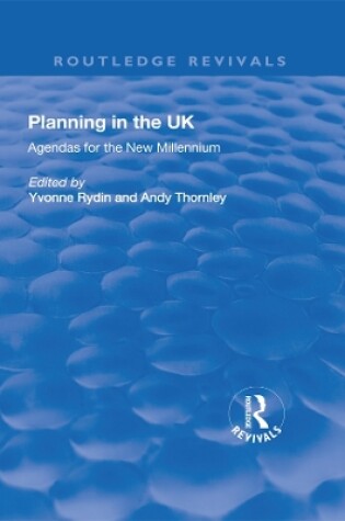 Cover of Planning in the UK