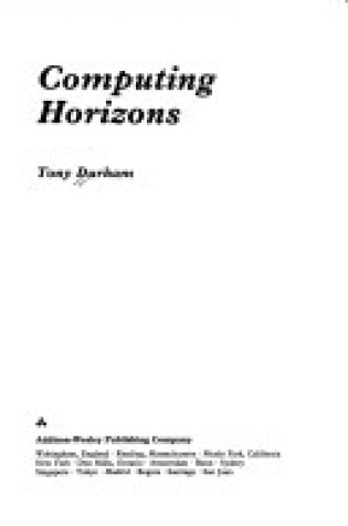 Cover of Computing Horizons