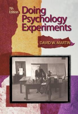 Book cover for Doing Psychology Experiments