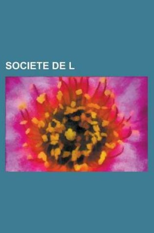 Cover of Societe de L