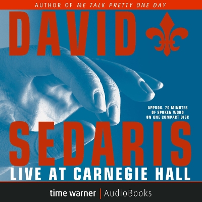 Book cover for David Sedaris Live at Carnegie Hall