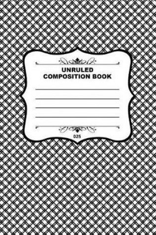 Cover of Unruled Composition Book 025