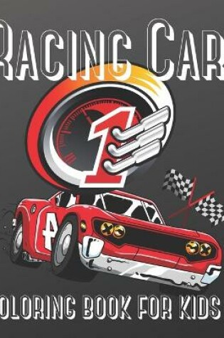 Cover of Racing Car Coloring Book For Kids