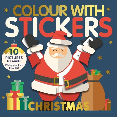 Cover of Colour with Stickers Christmas