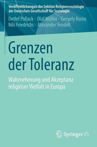 Cover of Grenzen Der Toleranz