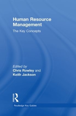 Cover of Human Resource Management: The Key Concepts