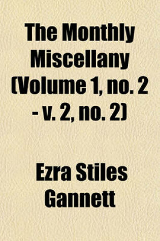Cover of The Monthly Miscellany