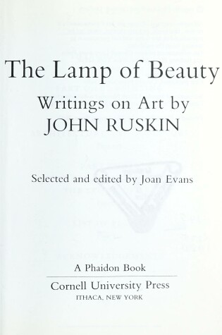 Cover of Lamp of Beauty Pb