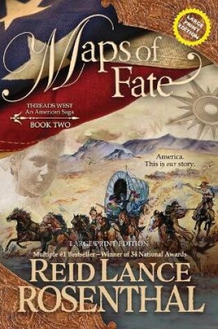 Cover of Maps of Fate (Large Print)