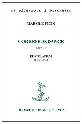 Book cover for Correspondance Livre I