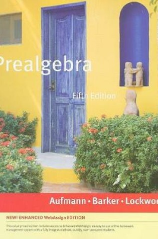 Cover of Prealgebra, Enhanced Edition (with Webassign Printed Access Card, Single-Term)