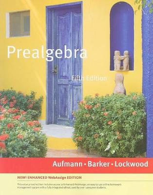 Book cover for Prealgebra, Enhanced Edition (with Webassign Printed Access Card, Single-Term)
