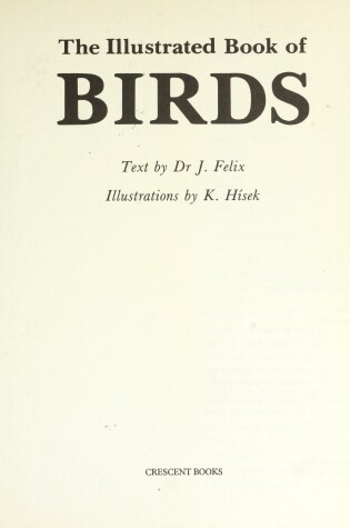 Cover of Illustrated Book of Birds