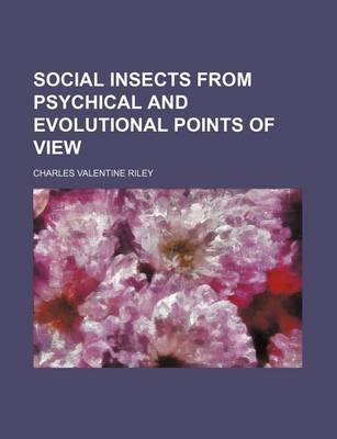 Book cover for Social Insects from Psychical and Evolutional Points of View