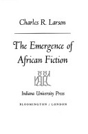 Book cover for Emergence of African Fiction