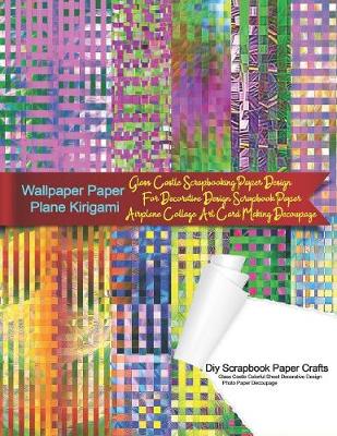Book cover for Wallpaper Paper Plane Kirigami Diy Scrapbook Paper Crafts Glass Castle Colorful Sheet Decorative Design Photo Paper Decoupage