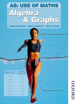 Book cover for AS Use of Maths Core Book: Algebra and Graphs