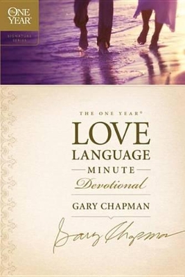 Book cover for The One Year Love Language Minute Devotional