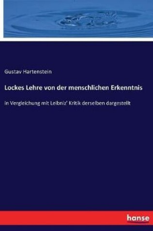 Cover of Lockes Lehre von der menschlichen Erkenntnis