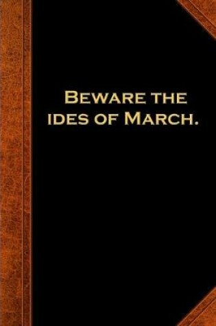 Cover of 2020 Daily Planner Shakespeare Quote Beware Ides March 388 Pages