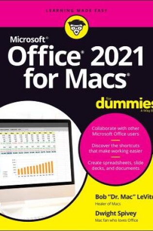 Cover of Office 2021 for Macs For Dummies