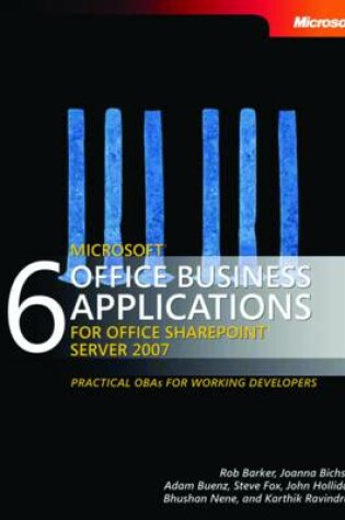 Cover of 6 Microsoft Office Business Applications for Office SharePoint Server 2007