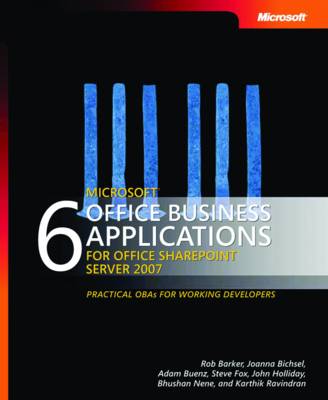 Book cover for 6 Microsoft Office Business Applications for Office SharePoint Server 2007