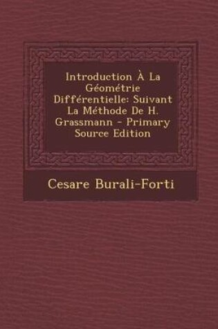 Cover of Introduction a la Geometrie Differentielle